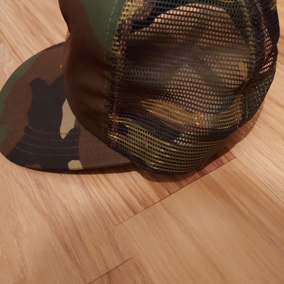 Camouflage Camo Baseball Mesh Snapback Trucker Cap - Picture 4 of 9